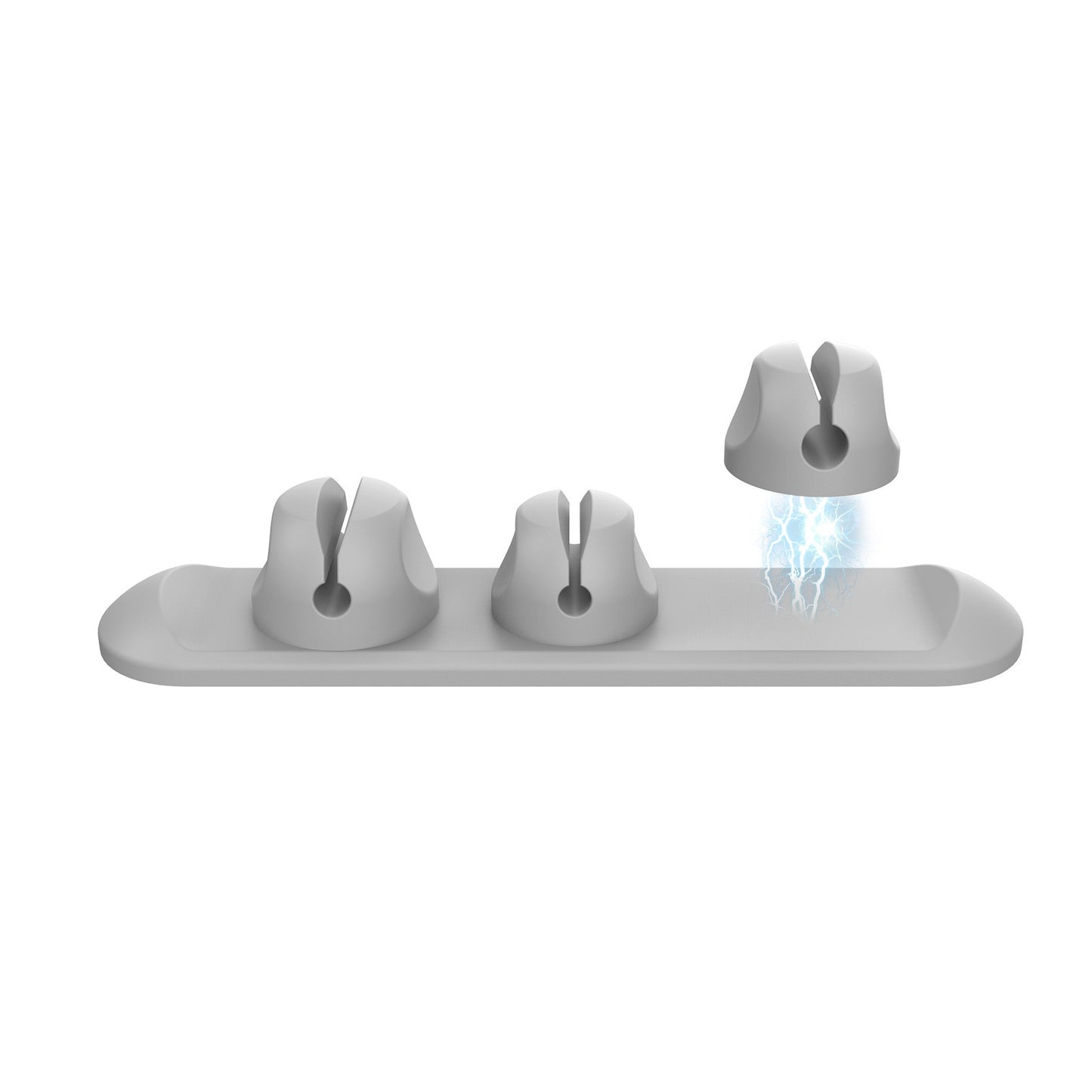 Data cable protection cover charging wire magnetic cable organizer silicone desktop data cable storage and winding device.