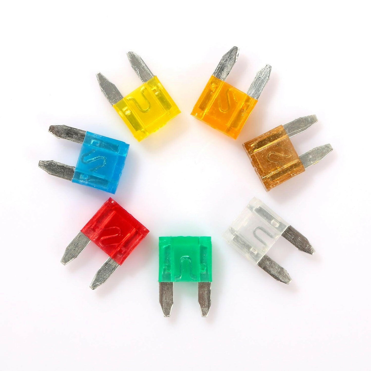 120Pcs Auto Blade Fuse Set – Zinc Alloy Color Coded with Storage Box - GoTypical