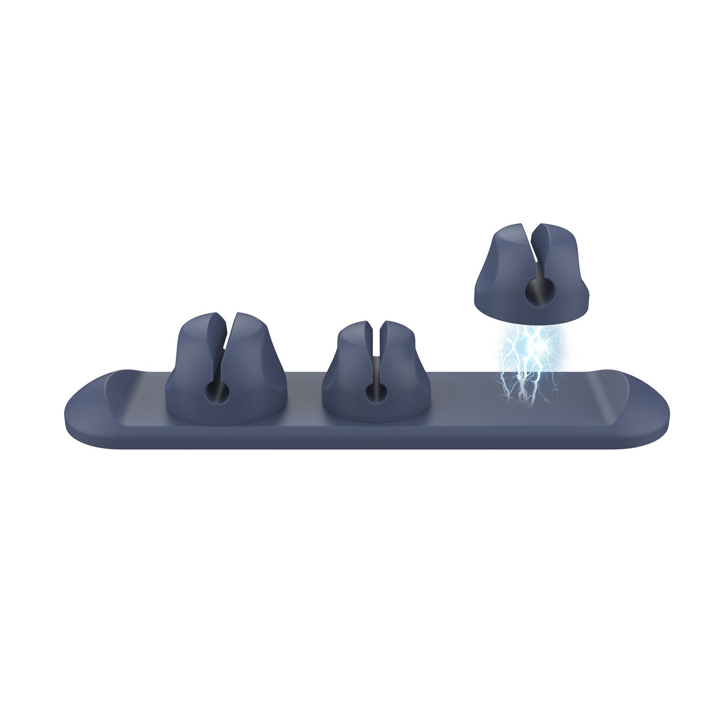 Data cable protection cover charging wire magnetic cable organizer silicone desktop data cable storage and winding device.