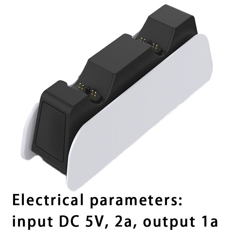 Suitable for PS5 wireless controller dual seat charging P5 controller charging dock with LED display PS5 headphone jack.