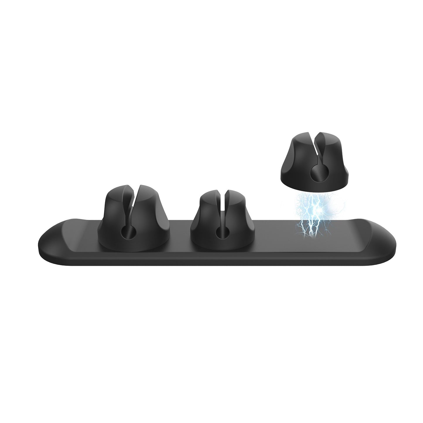 Data cable protection cover charging wire magnetic cable organizer silicone desktop data cable storage and winding device.