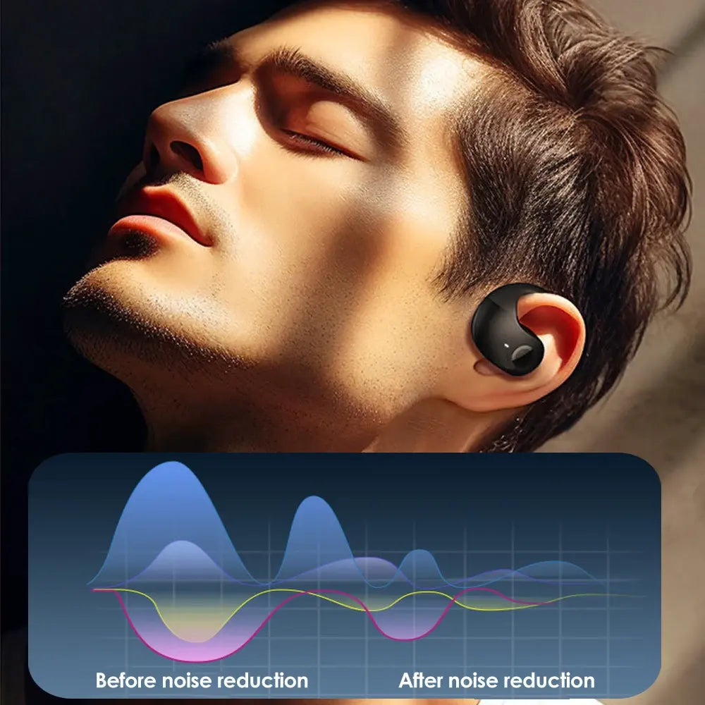 outdoor sport dustproof Noise reduction wireless bluetooth 5.3 comfort earhook earbuds earphones