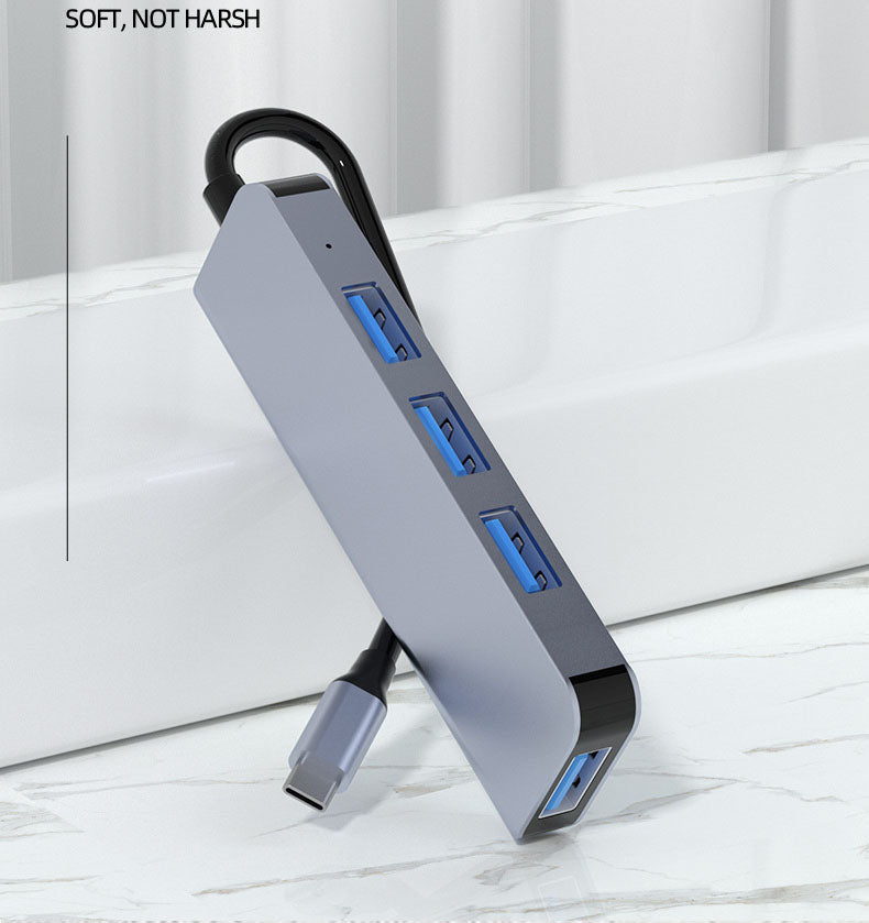 Type-C4-in-1 docking station 3.0USB laptop MacBook hub splitter.