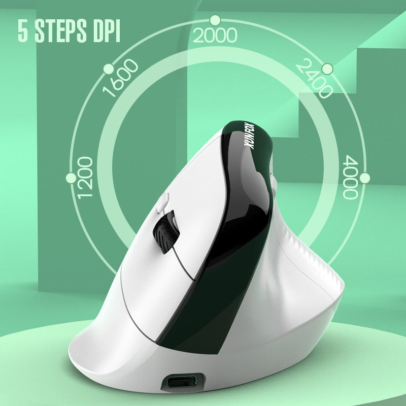 Vertical Mouse Charging Wireless Bluetooth Dual Mode Mouse Business Silent Office Computer