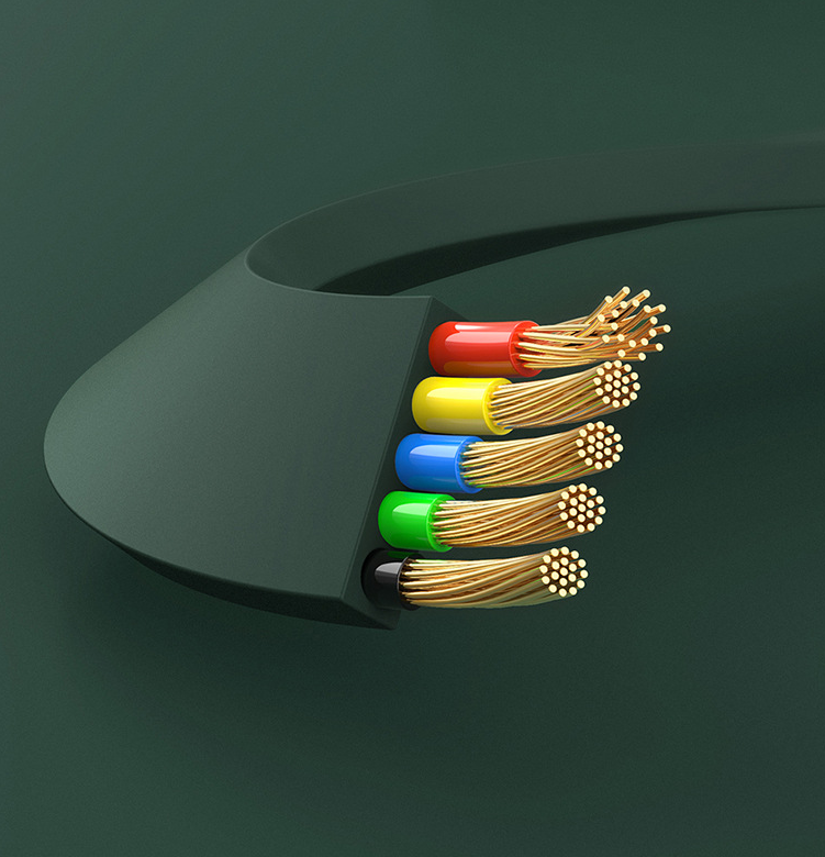 Neutral one to three data cable fast charging extension cable charging cable three in one data cable