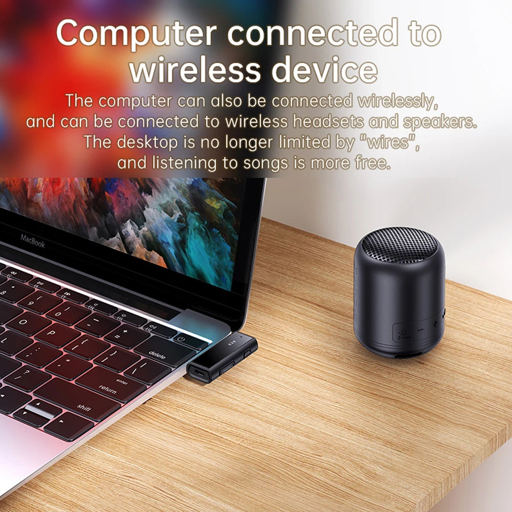 Car Bluetooth receiver, car audio AUX, Bluetooth audio adapter, TV, computer, Bluetooth transmitter.