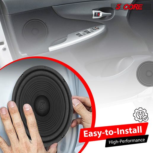 5 Core 8 Inch Subwoofer Speaker 1000W Combined Peak 4Ohm Replacement Car Bass Sub Woofer - GoTypical