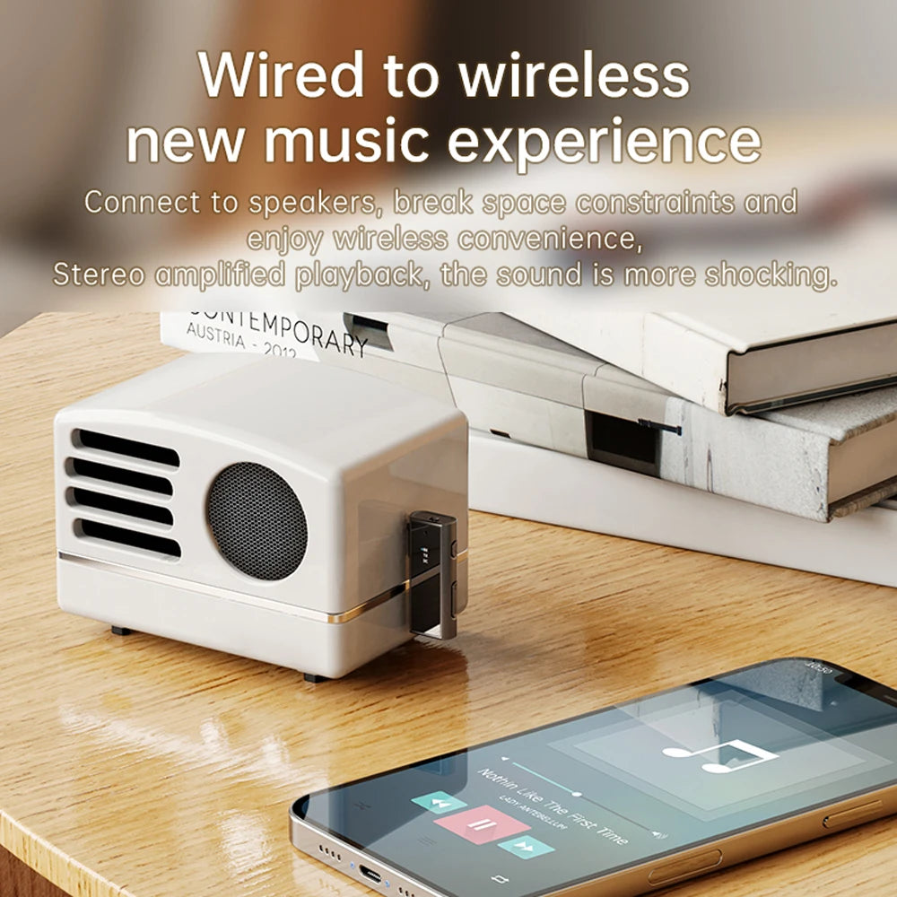 Car Bluetooth receiver, car audio AUX, Bluetooth audio adapter, TV, computer, Bluetooth transmitter.