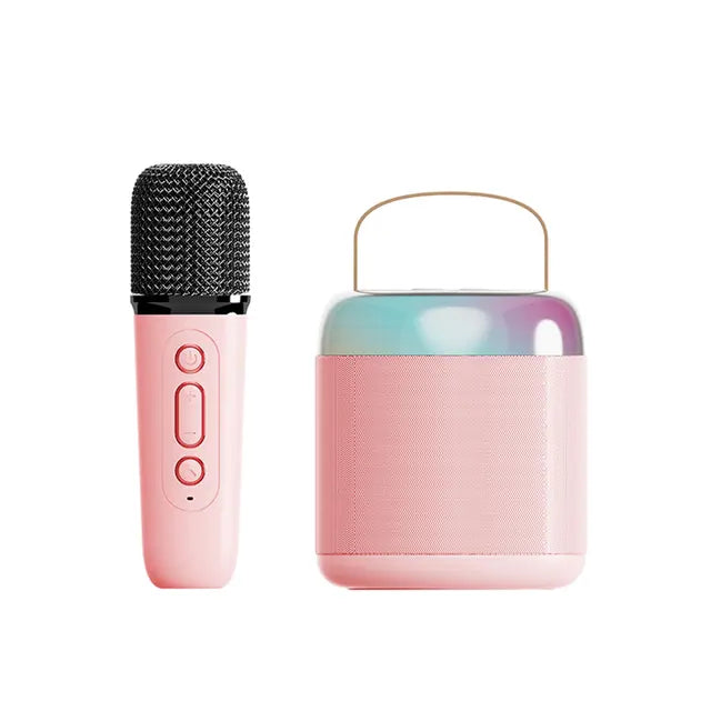 Y2 High-fidelity Sound KaraokesMachine For Immersive Singing Experience Lightweight And Portable 1microphone pink