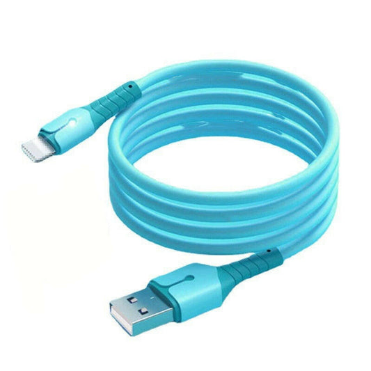 . Liquid Data Cable with LED Light – Fast Charging Silicone Cable - GoTypical