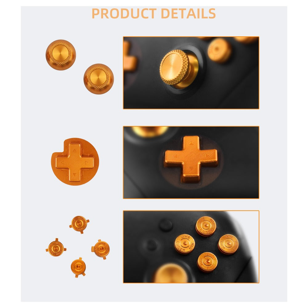 Suitable for replacing Nintendo Switch Pro controller button accessories with metal buttons on Nintendo controllers.