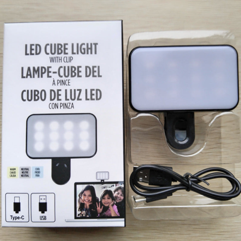 Cross-border Mobile Live Streaming Video Photography Fill Light LED Flash Light Camera Lighting Lamp Video Conference VLOG Lamp.