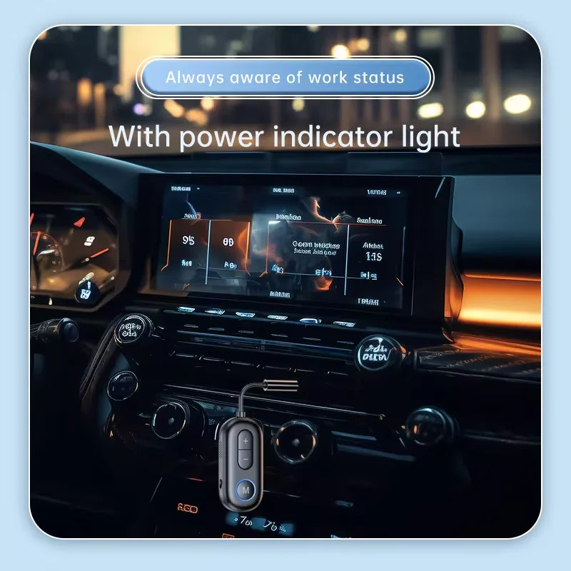 Bluetooth 5.4 receiver transmitter, car mounted AUX 2-in-1 aircraft fitness TV dedicated wireless transmitter