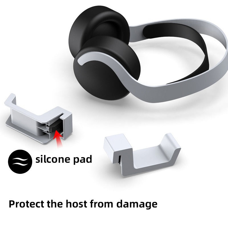 Suitable for PS5 host headphone rack P5 game console hanging bracket headphone storage side hook.
