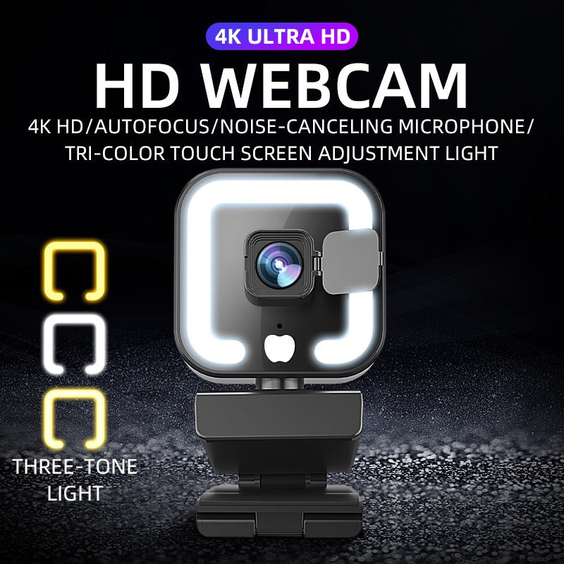 4k beauty autofocus 1080p computer camera high-definition network USB live streaming webcam2k.
