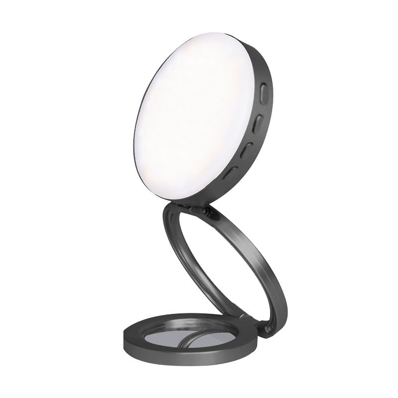 New YSH-126 LED Magnetic Phone Fill Light Photography Lamp Desktop Video Conference Live Pocket Light Mirror.