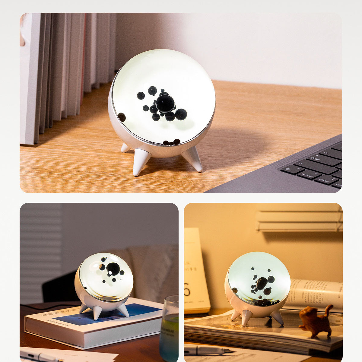 Magnetic Fluid Pickup Venom Music Rhythm Light Companion Visualization Desktop Trendy Play Ornament Creative Gift.