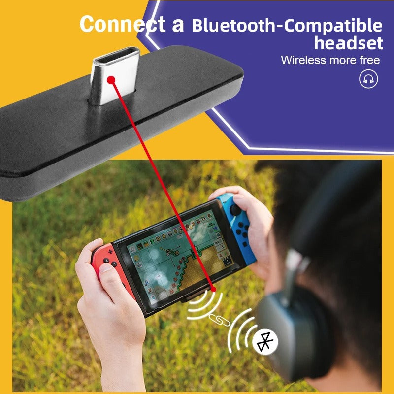 Suitable for switch converter switch Bluetooth adapter audio receiver PS4/PC wireless transmitter.