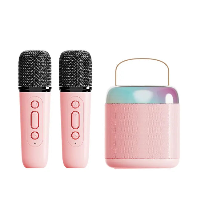 Y2 High-fidelity Sound KaraokesMachine For Immersive Singing Experience Lightweight And Portable 1microphone pink