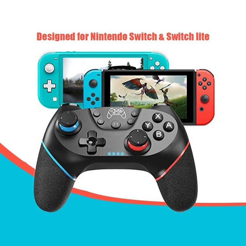 Switch Bluetooth wireless game controller PC controller with screenshot six axis gyroscope accelerator supporting wake-up.