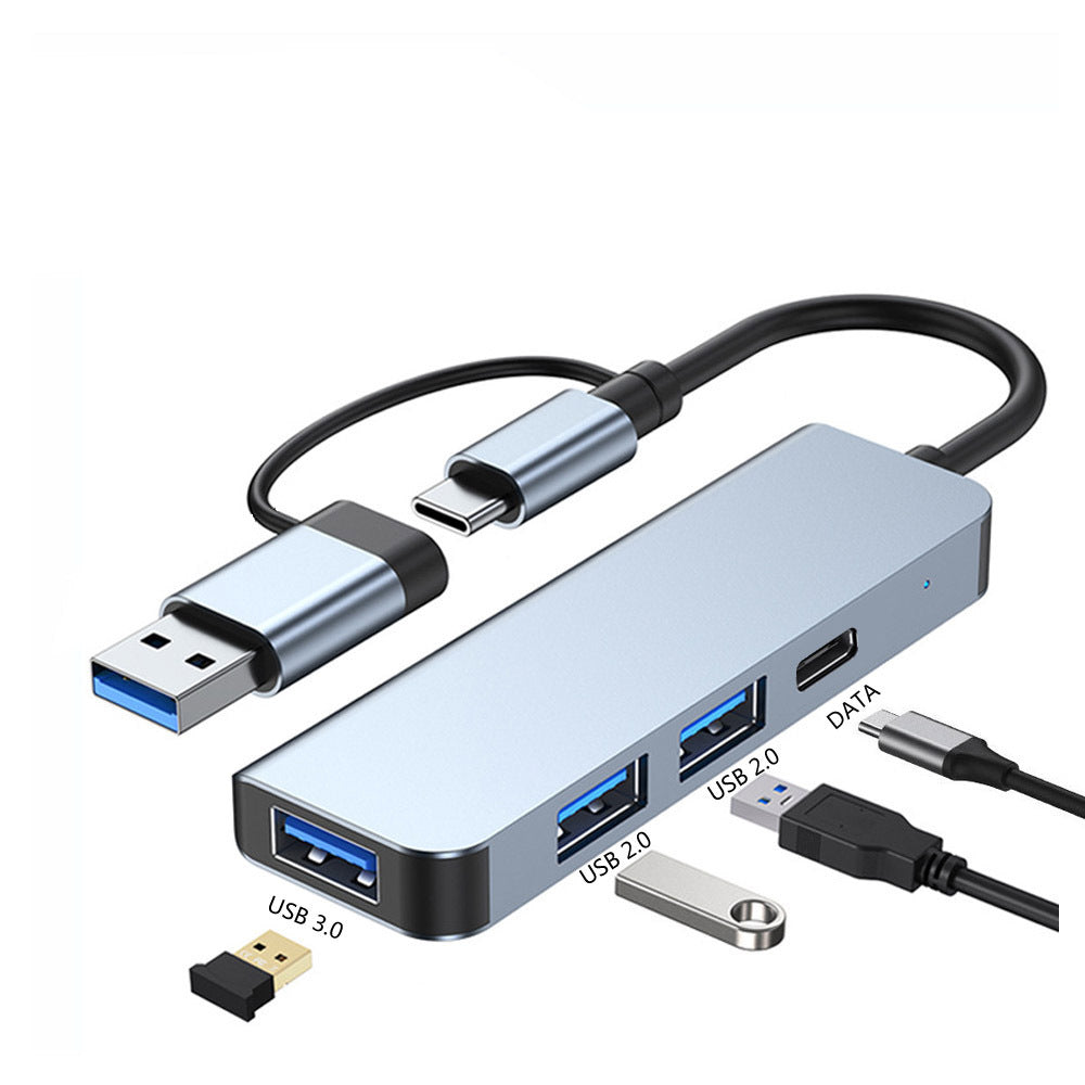 Type-C4-in-1 docking station 3.0USB laptop MacBook hub splitter.