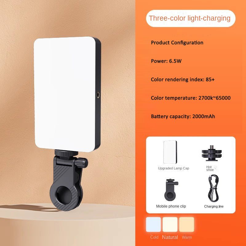 Cross-border Mobile Live Streaming Video Photography Fill Light LED Flash Light Camera Lighting Lamp Video Conference VLOG Lamp.