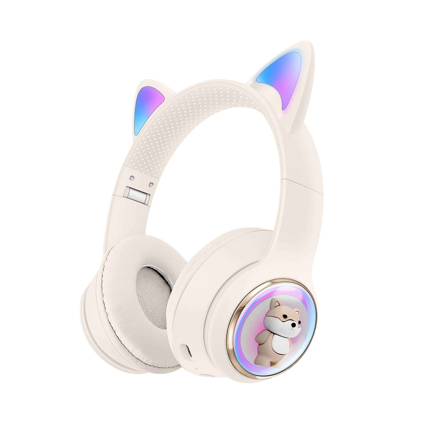 AKZ - 51 Earphones Space Cabin Cute Cartoon Pet Bluetooth Headwear Large Battery Earphones Foldable Earphones - GoTypical
