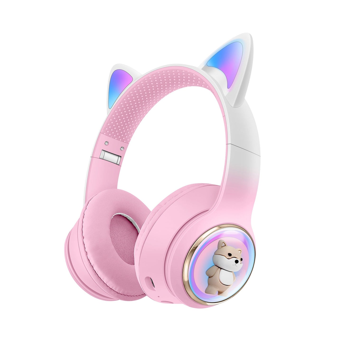 AKZ - 51 Earphones Space Cabin Cute Cartoon Pet Bluetooth Headwear Large Battery Earphones Foldable Earphones - GoTypical