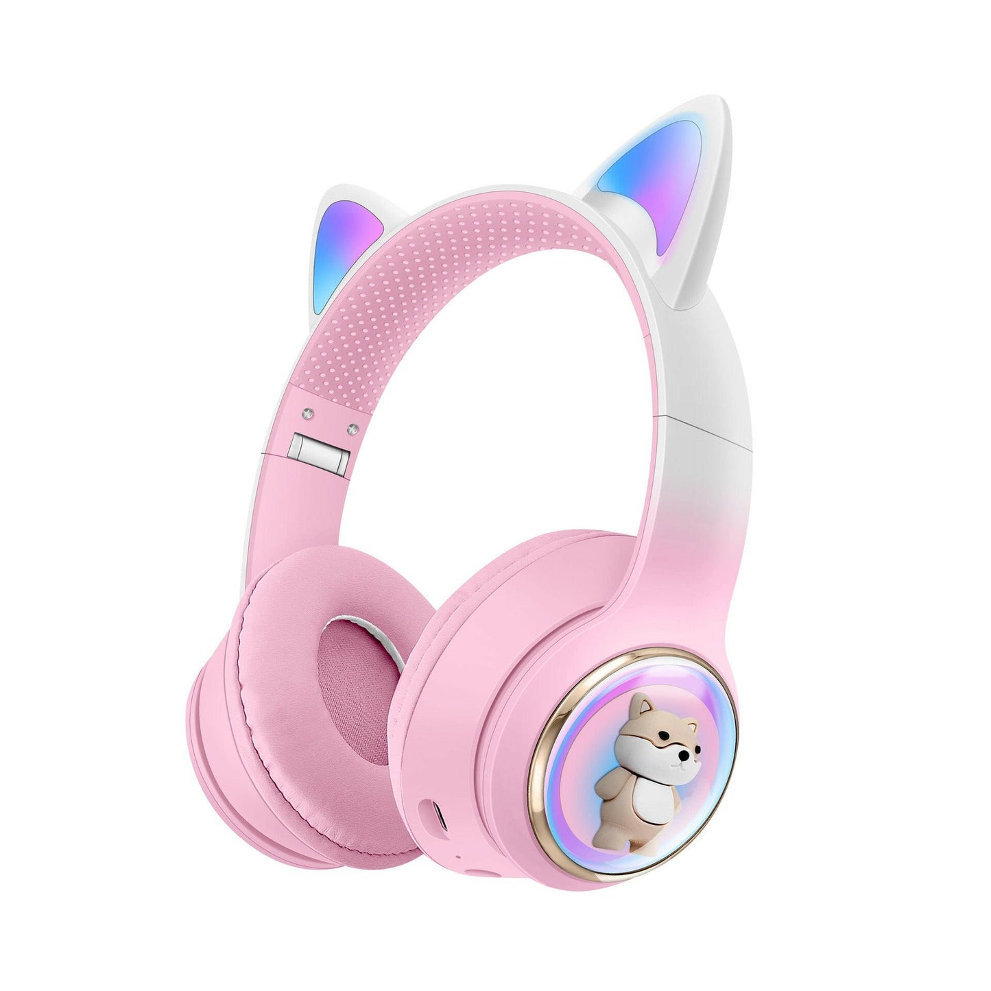 . AKZ-51 Bluetooth Earphones – Foldable, Cartoon Pet Design - GoTypical