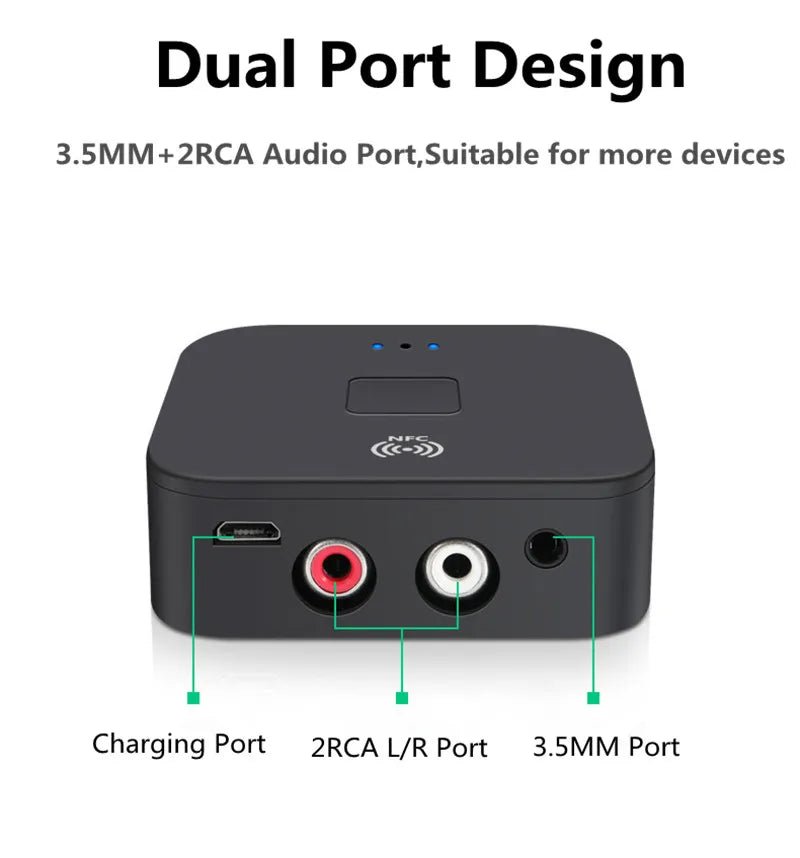 B11 Bluetooth Music Receiver NFC Bluetooth Receiver Car Bluetooth Speaker Bluetooth Receiver 5.3 Bluetooth - GoTypical