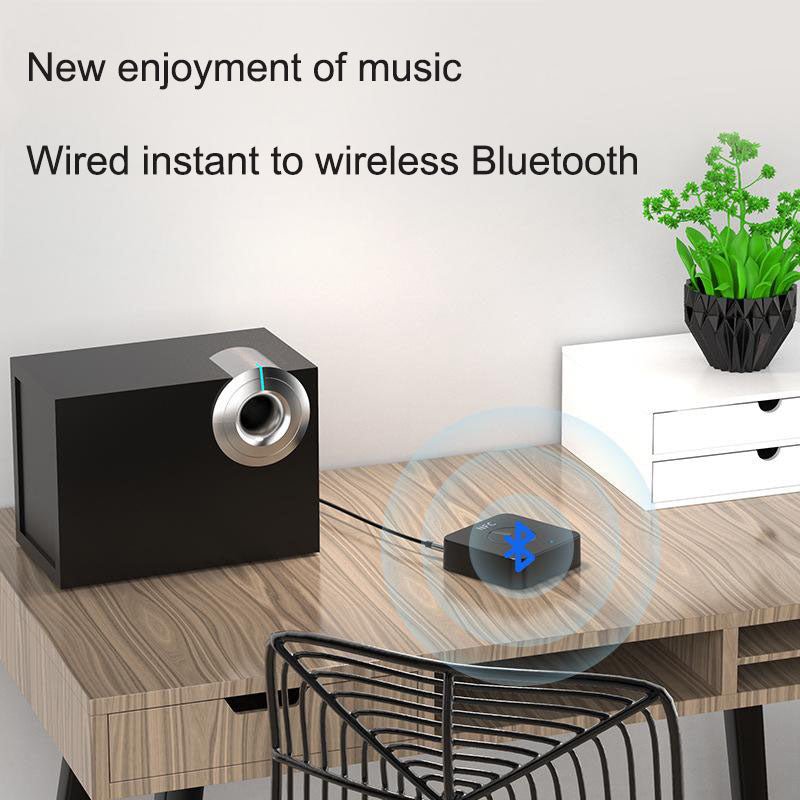 Bluetooth receiver transmitter, mobile NFC speaker receiver, 5.0 Bluetooth earphones, computer TV transmitter - GoTypical