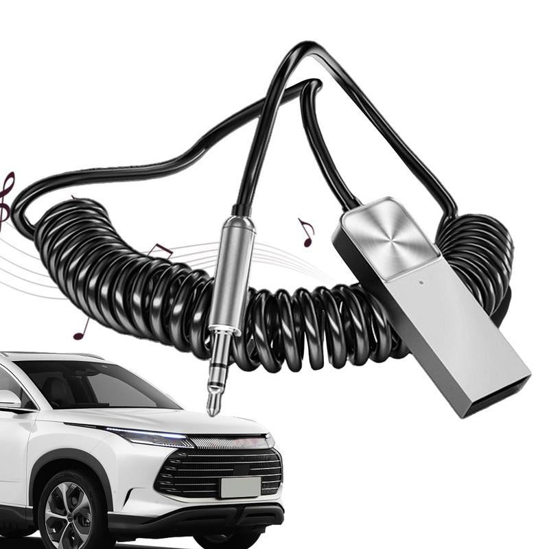 Car multifunctional B27 Bluetooth adapter 5.0 high - definition hands - free navigation call aux interface convenient - GoTypical