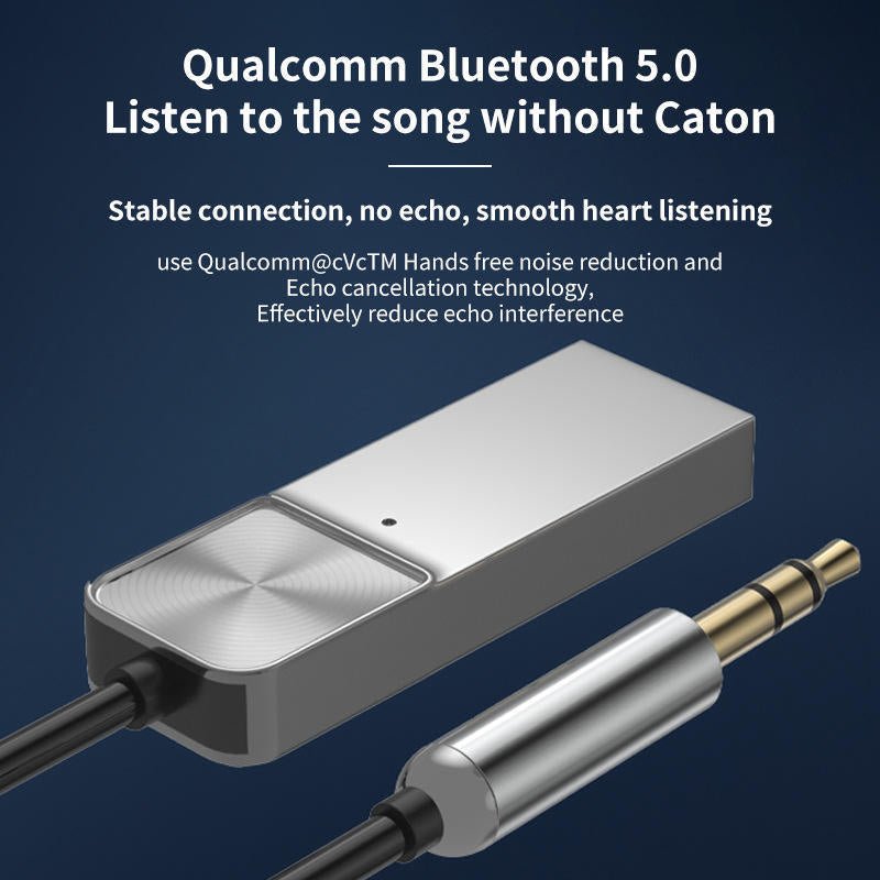 Car multifunctional B27 Bluetooth adapter 5.0 high - definition hands - free navigation call aux interface convenient - GoTypical