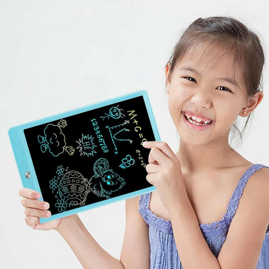 . Children's LCD Drawing Board – Blue Cartoon Design Tablet - GoTypical