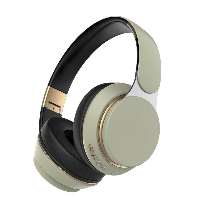 New cross-border popular wireless headset Bluetooth subwoofer stereo plug-in card sports computer headset.