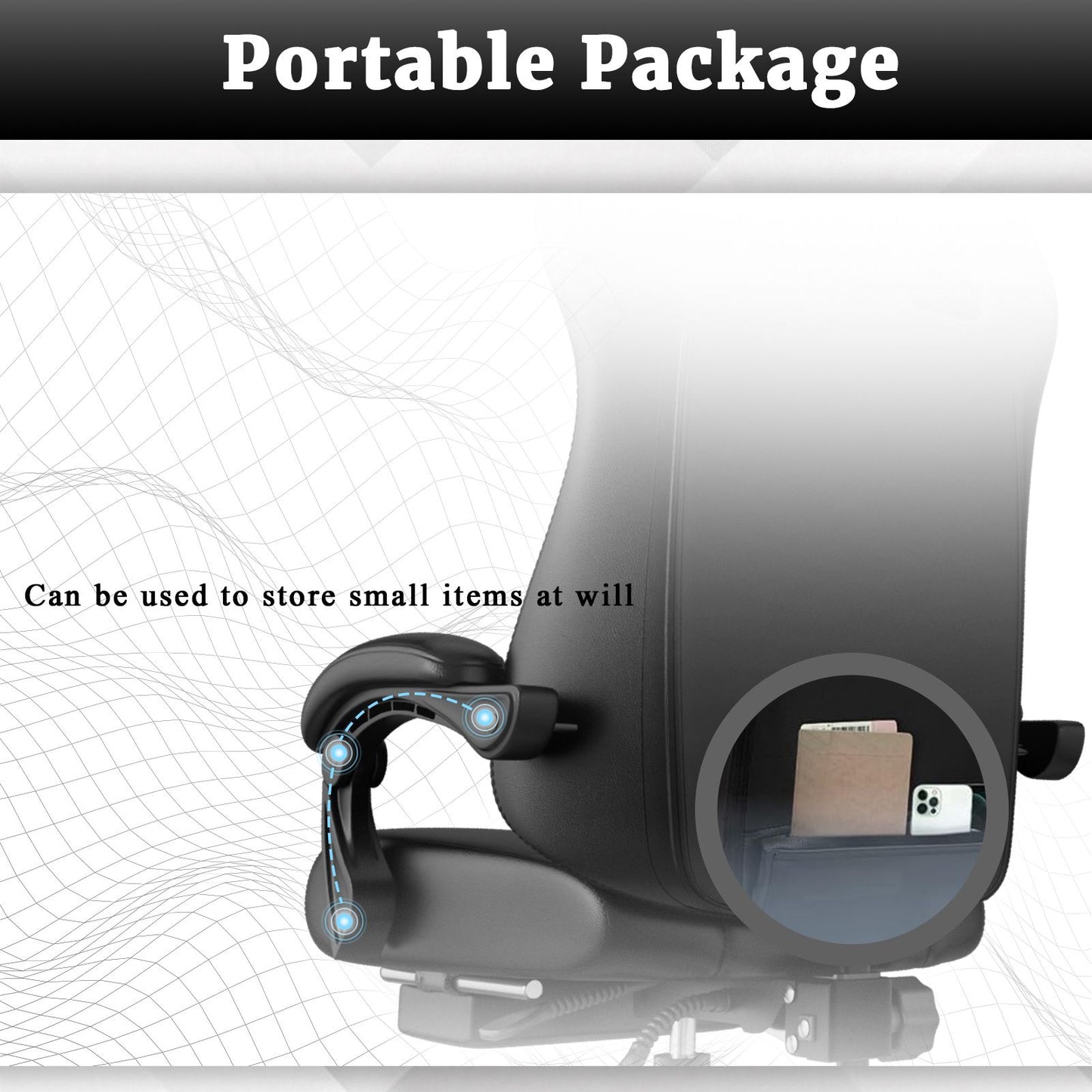 Ergonomic Gaming Chair, Electronic Gaming Chair With Pocket Spring Pad And Footrest, Height Adjustable Computer Chair.