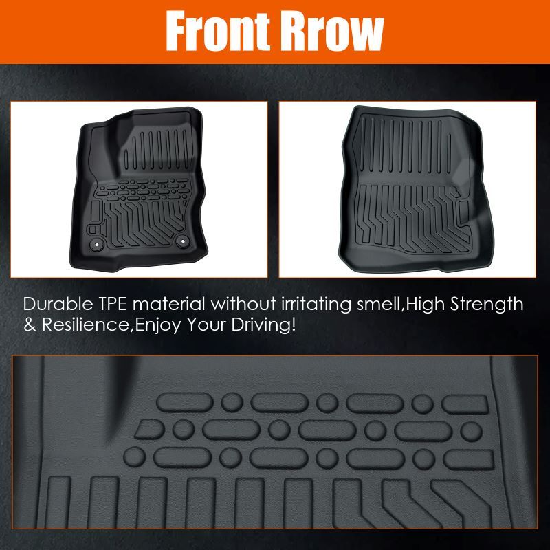TPE Rubber Car Floor Mats For 2012-2018 F**d Focus.
