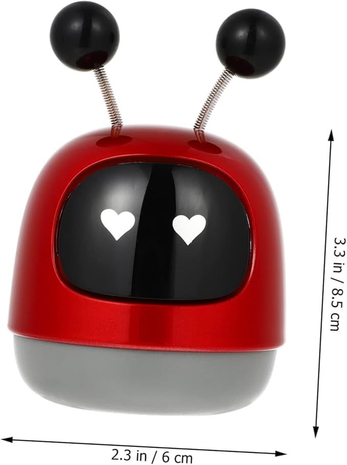 1 Set Car Robot Air Adorable Car Decoration Creative Aroma Diffuser Compact Design for Relief Enhances Atmosphere for Auto Decor.