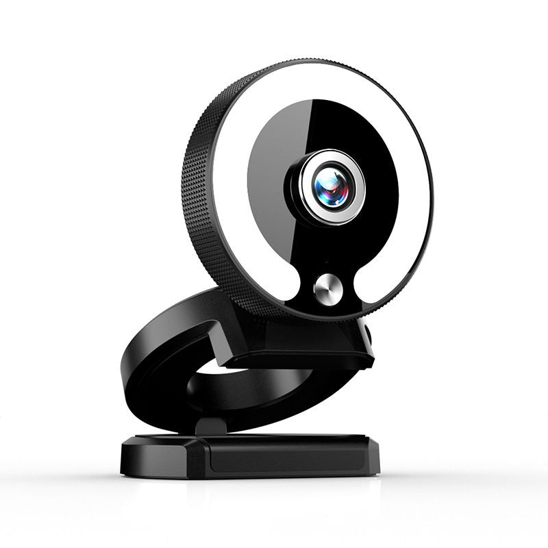 Computer camera 1080P/2K/4K high-definition computer live conference camera with support webcam.