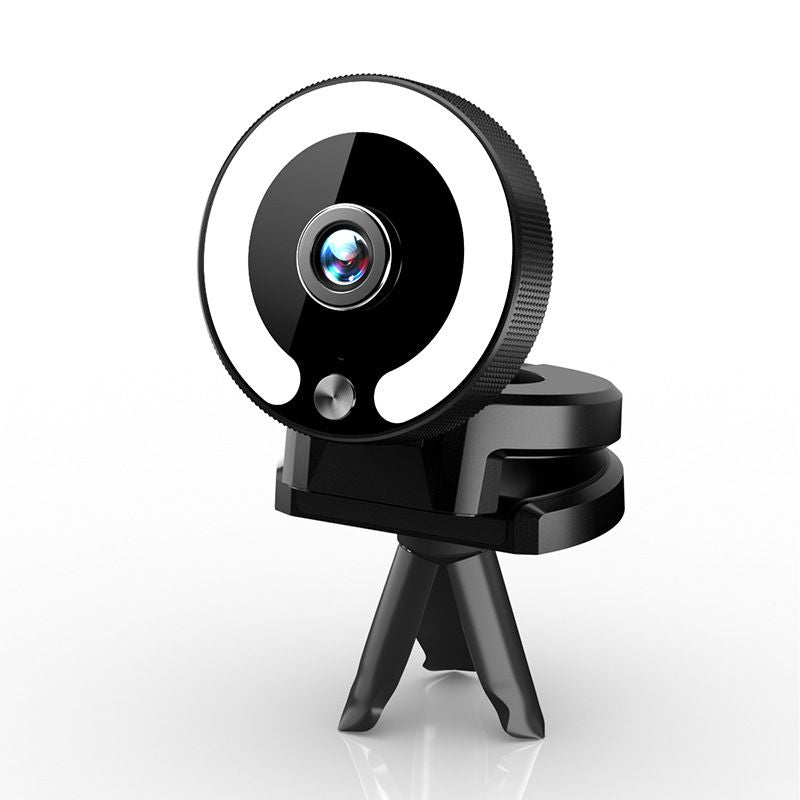 Computer camera 1080P/2K/4K high-definition computer live conference camera with support webcam.