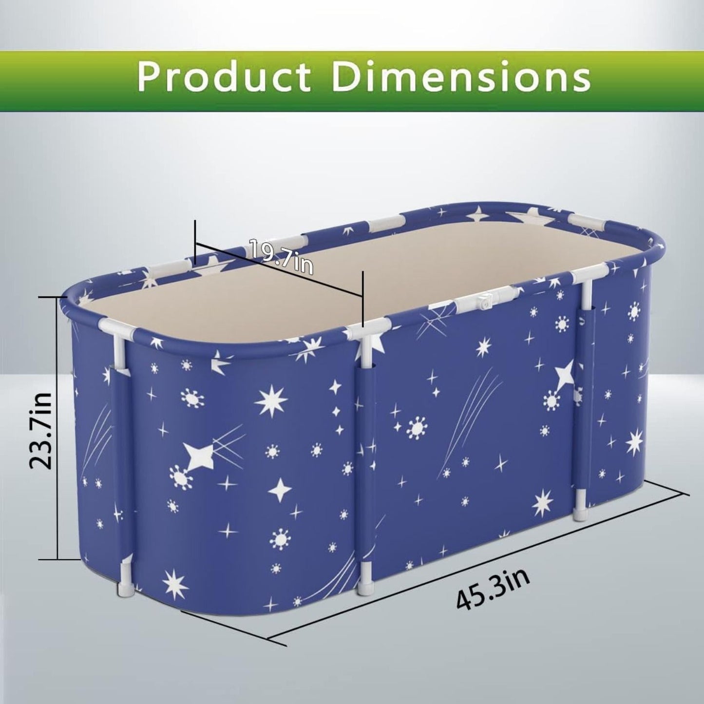 Portable foldable bathtub, thermostatic shower tub tub | ice bath | Separate family bathroom SPA bathtub, shower room soaking vertical bathtub, effective temperature maintenance.