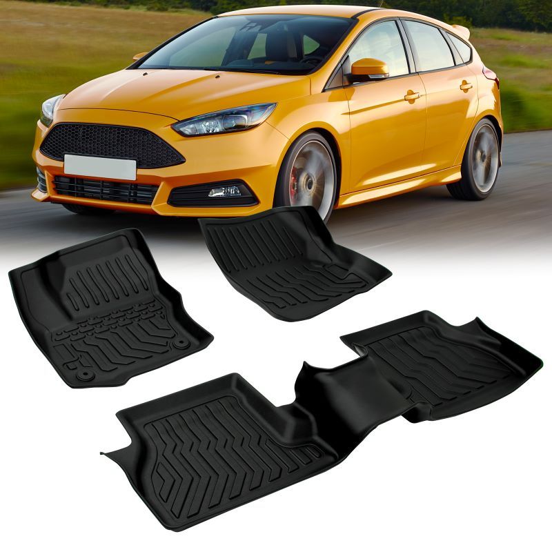 TPE Rubber Car Floor Mats For 2012-2018 F**d Focus.