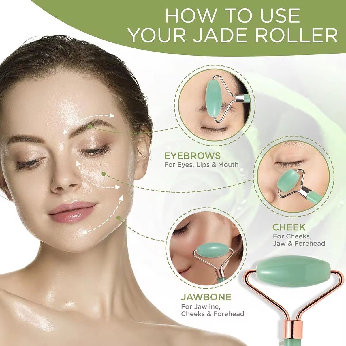 Gua Sha Board 2PCS Massage Stone for Facial Body Skincare Roller Scraping Massager Natural Resin Facial Lifting Scraper Neck Anti Wrinkle Massager Tool.