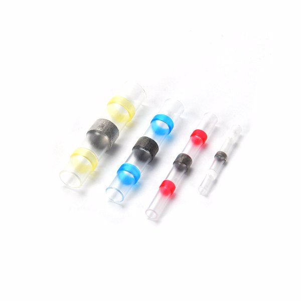 300pcs Solder Seal Wire Connectors, Waterproof Insulated Electrical Heat Shrink Butt Connectors Wire Terminals for Electronics, Aircraft, Boat, Truck.