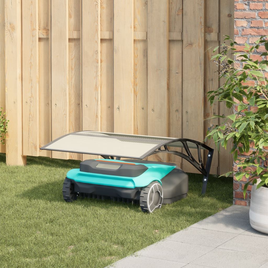 Robot Mower Garage Black 31.5"x39.8"x18.1".