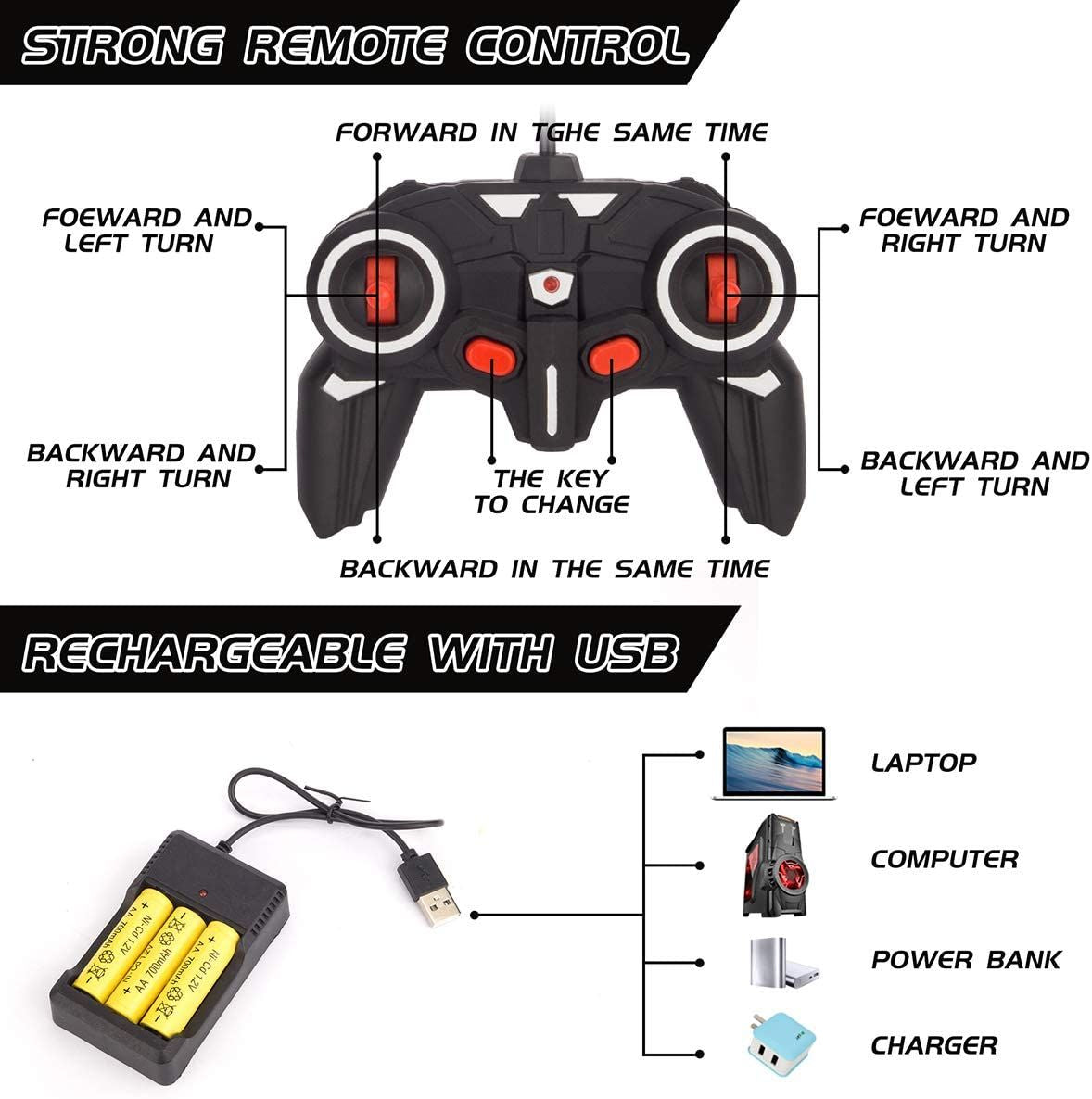 Remote Control Car; Transform Robot RC Car with One-Button Transforming 360 Degree Rotation Drifting; 1:18 Scale Police Car Ideal Xmas and Birthday Gift Toys for 5+ Year Old Boys/Girls.