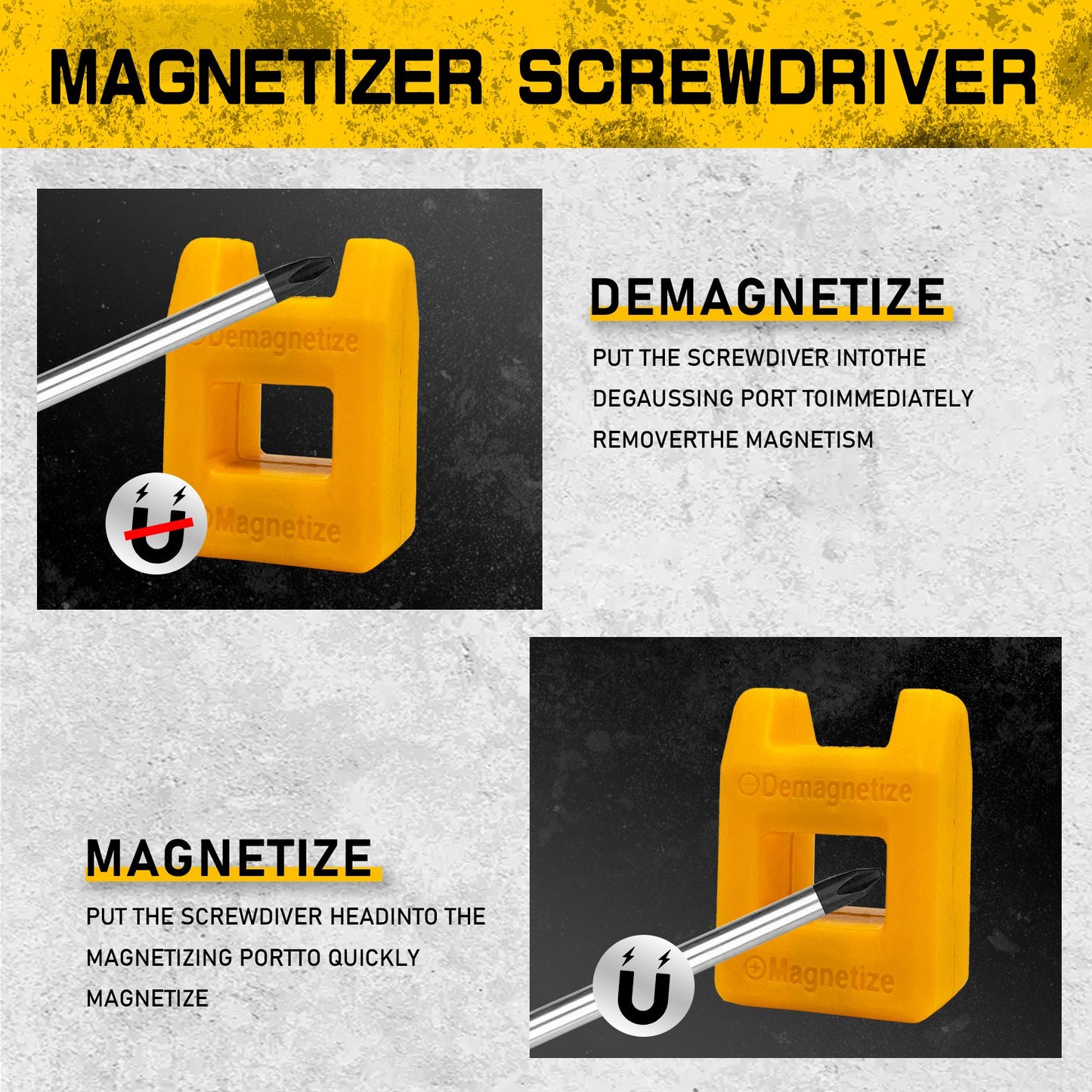 53-PC Magnetic Screwdriver Set with Spudger & Magnetizer - Precision Screwdriver Set,Cr-V Steel Tools for Electronics, Furniture, Cars - All-in-One Repair Kit in Durable Case..