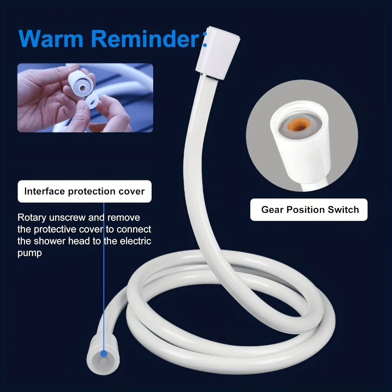 Portable USB Rechargeable shower head, Multi-Purpose Watering System,Garden Hose Nozzle with US Standard Connector for Outdoor.