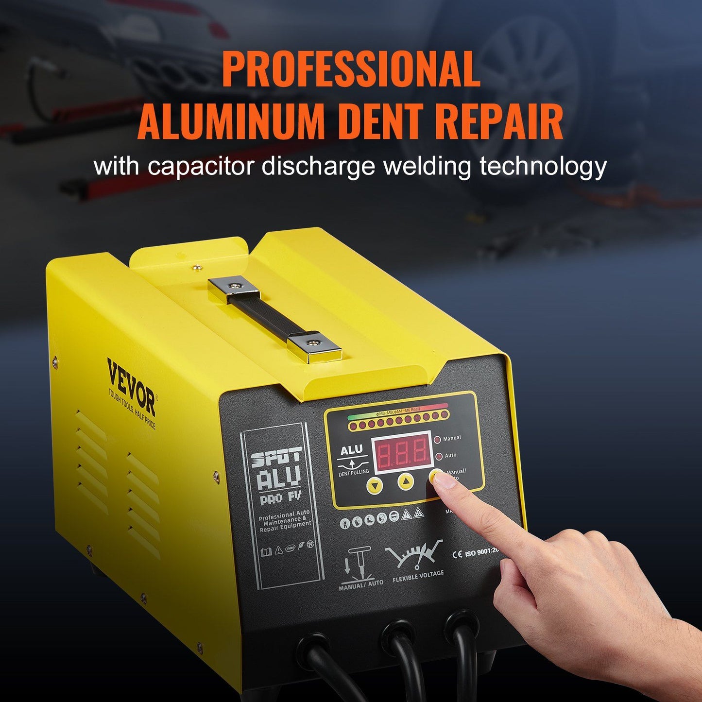 VEVOR Spot Welder Dent Puller 300W Stud Welder Dent Repair for Aluminum Car Body.