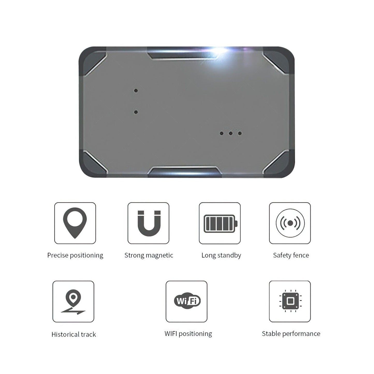 GPS Tracking Device for Cars with Waterproof Case + Magnetic Mount.
